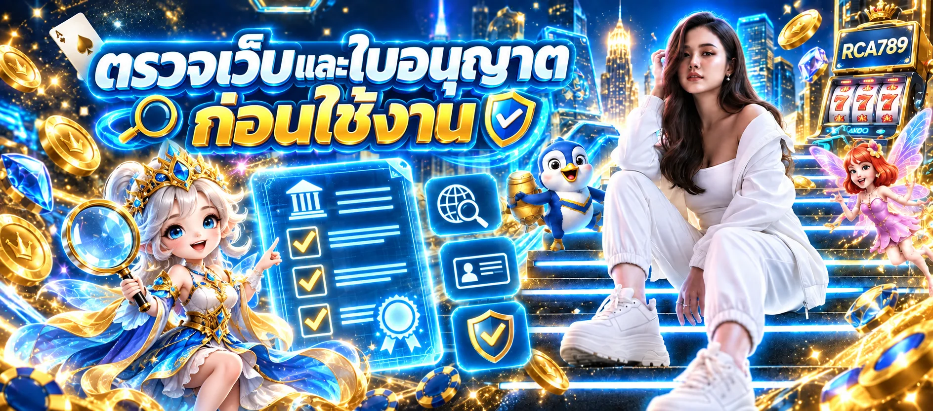 RCA789 วิธีตรวจสอบเว็บ ใบอนุญาต และความปลอดภัย